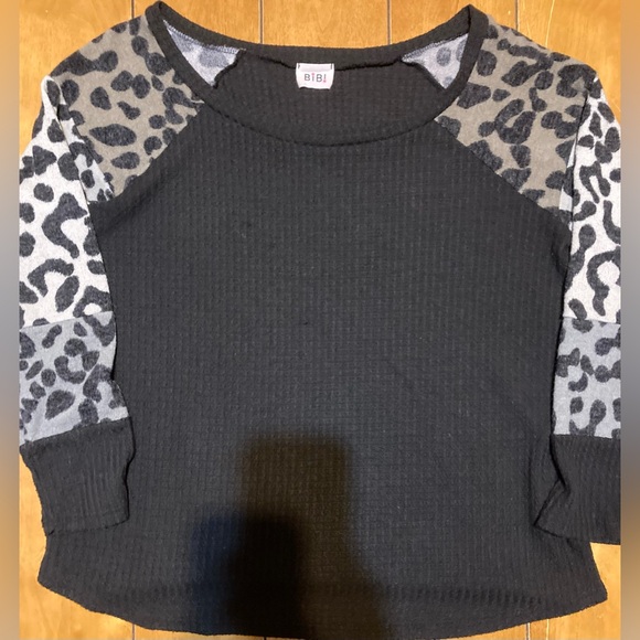 Ladies Size Small Bibi Waffle Knitted Blouse - Picture 14 of 15